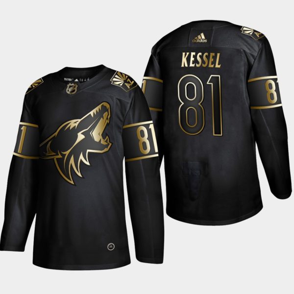 Boern-NHL-Arizona-Coyotes-Ishockey-Troeje-Phil-Kessel-81-Golden-Edition-Authentic-Sort