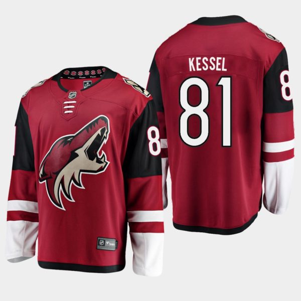 Boern-NHL-Arizona-Coyotes-Ishockey-Troeje-Phil-Kessel-81-Roed-Hjemme-Breakaway-Player