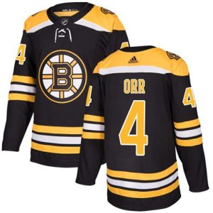 Boern-NHL-Boston-Bruins-Ishockey-Troeje-Bobby-Orr-4-Authentic-Sort-Hjemme