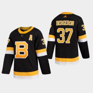 Boern-NHL-Boston-Bruins-Ishockey-Troeje-Patrice-Bergeron-37-Alternate-Sort-Authentic-Pro