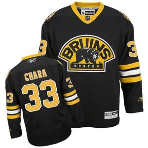 Boern-NHL-Boston-Bruins-Ishockey-Troeje-Zdeno-Chara-33-Reebok-Third