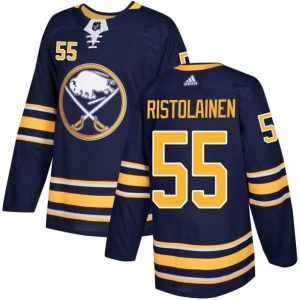 Boern-NHL-Buffalo-Sabres-Ishockey-Troeje-Rasmus-Ristolainen-55-Navy-Authentic
