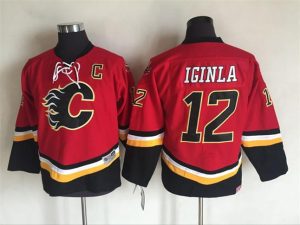 Boern-NHL-Calgary-Flames-Ishockey-Troeje-Iginla-12-Dark-Roed