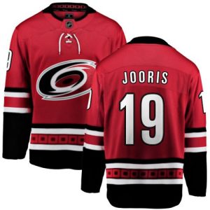 Boern-NHL-Carolina-Hurricanes-Ishockey-Troeje-Josh-Jooris-19-Breakaway-Roed-Fanatics-Branded-Hjemme