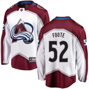 Boern-NHL-Colorado-Avalanche-Ishockey-Troeje-Adam-52-Foote-Breakaway-Hvid-Fanatics-Branded-Ude