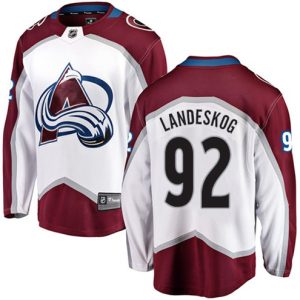Boern-NHL-Colorado-Avalanche-Ishockey-Troeje-Gabriel-Landeskog-92-Breakaway-Hvid-Fanatics-Branded-Ude