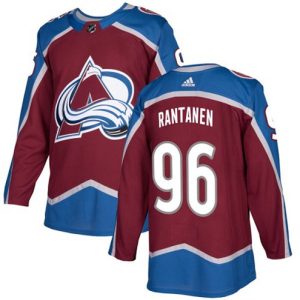 Boern-NHL-Colorado-Avalanche-Ishockey-Troeje-Mikko-Rantanen-96-Authentic-Burgundy-Roed-Hjemme