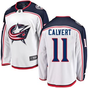 Boern-NHL-Columbus-Blue-Jackets-Ishockey-Troeje-Matt-Calvert-11-Breakaway-Hvid-Fanatics-Branded-Ude