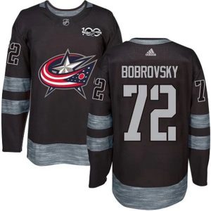 Boern-NHL-Columbus-Blue-Jackets-Ishockey-Troeje-Sergei-Bobrovsky-72-1917-2017-100th-Anniversary-Sort-Authentic