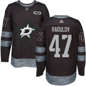Boern-NHL-Dallas-Stars-Ishockey-Troeje-Alexander-Radulov-47-Authentic-Sort-1917-2017-100th-Anniversary