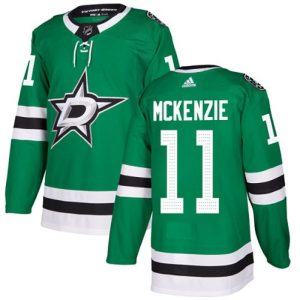 Boern-NHL-Dallas-Stars-Ishockey-Troeje-Curtis-McKenzie-11-Authentic-Groen-Hjemme