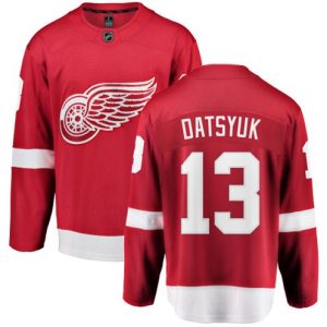 Boern-NHL-Detroit-Red-Wings-Ishockey-Troeje-Pavel-Datsyuk-13-Breakaway-Roed-Fanatics-Branded-Hjemme
