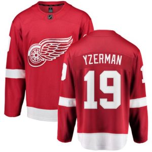 Boern-NHL-Detroit-Red-Wings-Ishockey-Troeje-Steve-Yzerman-19-Breakaway-Roed-Fanatics-Branded-Hjemme