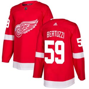Boern-NHL-Detroit-Red-Wings-Ishockey-Troeje-Tyler-Bertuzzi-59-Authentic-Roed-Hjemme