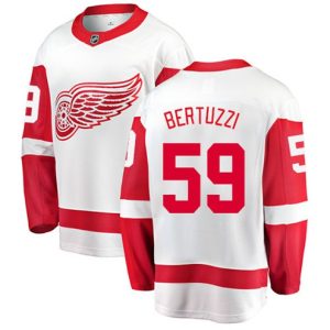 Boern-NHL-Detroit-Red-Wings-Ishockey-Troeje-Tyler-Bertuzzi-59-Breakaway-Hvid-Fanatics-Branded-Ude