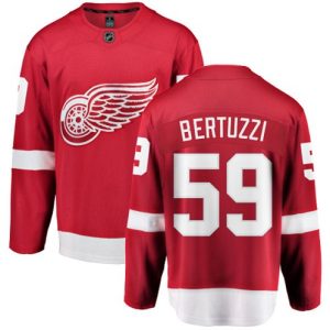 Boern-NHL-Detroit-Red-Wings-Ishockey-Troeje-Tyler-Bertuzzi-59-Breakaway-Roed-Fanatics-Branded-Hjemme