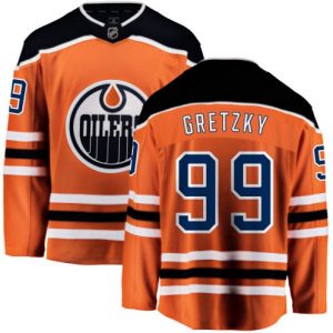 Boern-NHL-Edmonton-Oilers-Ishockey-Troeje-Wayne-Gretzky-99-Breakaway-Orange-Fanatics-Branded-Hjemme