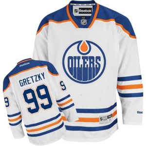 Boern-NHL-Edmonton-Oilers-Ishockey-Troeje-Wayne-Gretzky-99-Reebok-Ude
