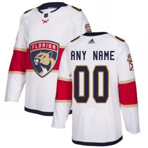 Boern-NHL-Florida-Panthers-Ishockey-Troeje-Customized-Ude-Hvid-Authentic