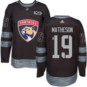 Boern-NHL-Florida-Panthers-Ishockey-Troeje-Michael-Matheson-19-Authentic-Sort-1917-2017-100th-Anniversary