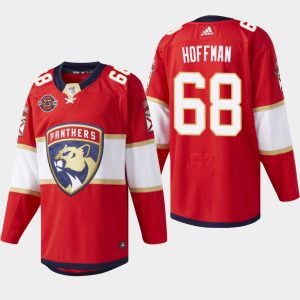 Boern-NHL-Florida-Panthers-Ishockey-Troeje-Mike-Hoffman-68-25th-Anniversary-Commemorative-Hjemme-Roed