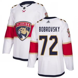 Boern-NHL-Florida-Panthers-Ishockey-Troeje-Sergei-Bobrovsky-72-2018-19-Hvid-Authentic