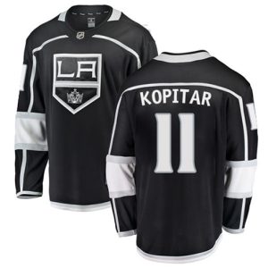 Boern-NHL-Los-Angeles-Kings-Ishockey-Troeje-Anze-Kopitar-11-Breakaway-Sort-Fanatics-Branded-Hjemme