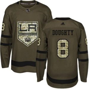 Boern-NHL-Los-Angeles-Kings-Ishockey-Troeje-Drew-Doughty-8-Camo-Groen-Authentic