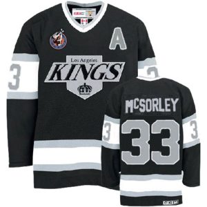 Boern-NHL-Los-Angeles-Kings-Ishockey-Troeje-Marty-Mcsorley-33-Authentic-Throwback-Sort-CCM
