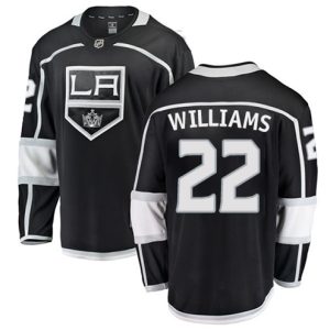 Boern-NHL-Los-Angeles-Kings-Ishockey-Troeje-Tiger-Williams-22-Breakaway-Sort-Fanatics-Branded-Hjemme