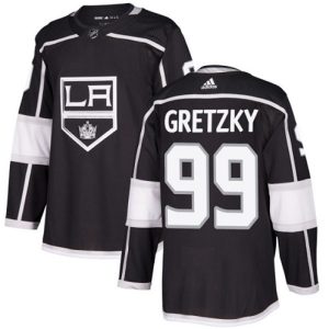 Boern-NHL-Los-Angeles-Kings-Ishockey-Troeje-Wayne-Gretzky-99-Authentic-Sort-Hjemme