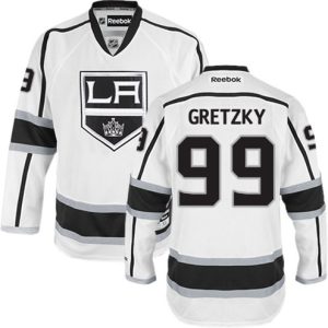 Boern-NHL-Los-Angeles-Kings-Ishockey-Troeje-Wayne-Gretzky-99-Reebok-Hvid-Ude