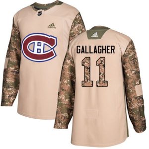 Boern-NHL-Montreal-Canadiens-Ishockey-Troeje-Brendan-Gallagher-11-Authentic-Camo-Veterans-Day-Practice