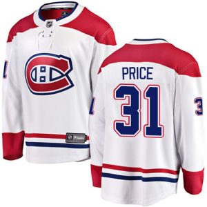 Boern-NHL-Montreal-Canadiens-Ishockey-Troeje-Carey-Price-31-Breakaway-Hvid-Fanatics-Branded-Ude