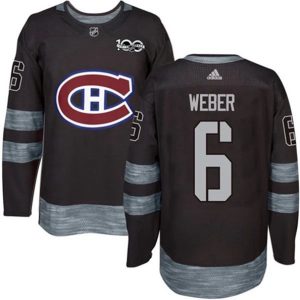 Boern-NHL-Montreal-Canadiens-Ishockey-Troeje-Shea-Weber-6-1917-2017-100th-Anniversary-Sort-Authentic