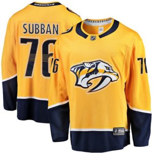 Boern-NHL-Nashville-Predators-Ishockey-Troeje-P.K-Subban-76-Breakaway-Guld-Fanatics-Branded-Hjemme