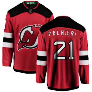 Boern-NHL-New-Jersey-Devils-Ishockey-Troeje-Kyle-Palmieri-21-Breakaway-Roed-Fanatics-Branded-Hjemme