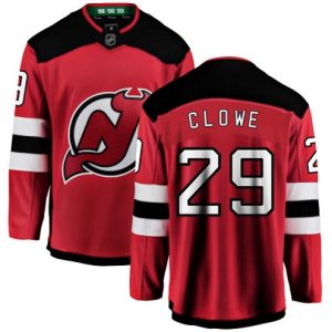 Boern-NHL-New-Jersey-Devils-Ishockey-Troeje-Ryane-Clowe-29-Breakaway-Roed-Fanatics-Branded-Hjemme