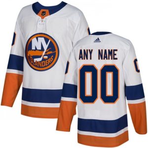 Boern-NHL-New-York-Islanders-Ishockey-Troeje-Customized-Ude-Hvid-Authentic