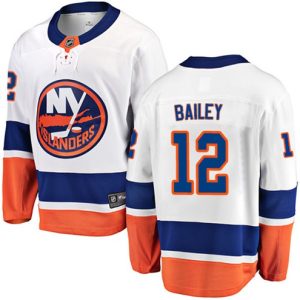 Boern-NHL-New-York-Islanders-Ishockey-Troeje-Josh-Bailey-12-Breakaway-Hvid-Fanatics-Branded-Ude
