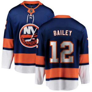Boern-NHL-New-York-Islanders-Ishockey-Troeje-Josh-Bailey-12-Breakaway-Royal-Blaa-Fanatics-Branded-Hjemme