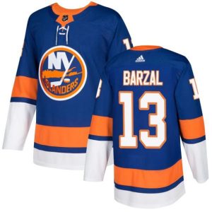 Boern-NHL-New-York-Islanders-Ishockey-Troeje-Mathew-Barzal-13-Royal-Authentic