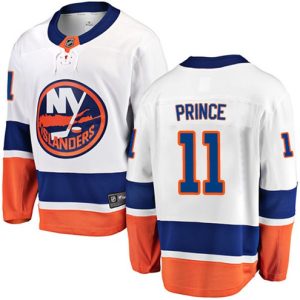 Boern-NHL-New-York-Islanders-Ishockey-Troeje-Shane-Prince-11-Breakaway-Hvid-Fanatics-Branded-Ude