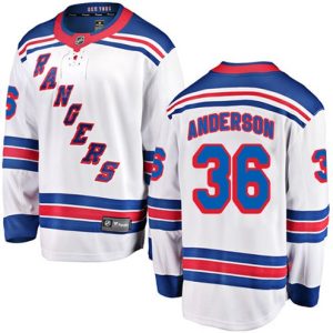 Boern-NHL-New-York-Rangers-Ishockey-Troeje-Glenn-Anderson-36-Breakaway-Hvid-Fanatics-Branded-Ude