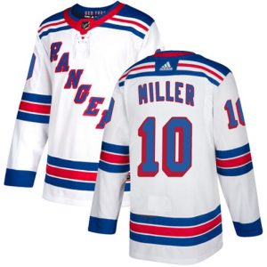 Boern-NHL-New-York-Rangers-Ishockey-Troeje-J.T.-Miller-10-Authentic-Hvid-Ude