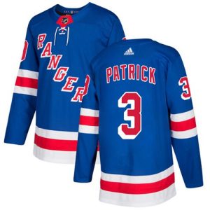Boern-NHL-New-York-Rangers-Ishockey-Troeje-James-Patrick-3-Authentic-Royal-Blaa-Hjemme