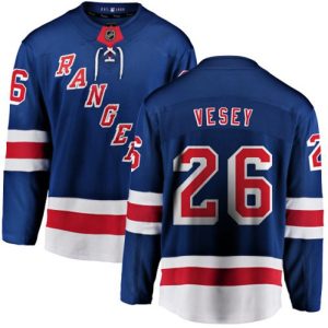 Boern-NHL-New-York-Rangers-Ishockey-Troeje-Jimmy-Vesey-26-Breakaway-Royal-Blaa-Fanatics-Branded-Hjemme