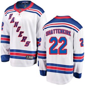 Boern-NHL-New-York-Rangers-Ishockey-Troeje-Kevin-Shattenkirk-22-Breakaway-Hvid-Fanatics-Branded-Ude