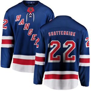 Boern-NHL-New-York-Rangers-Ishockey-Troeje-Kevin-Shattenkirk-22-Breakaway-Royal-Blaa-Fanatics-Branded-Hjemme