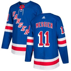 Boern-NHL-New-York-Rangers-Ishockey-Troeje-Mark-Messier-11-Authentic-Royal-Blaa-Hjemme